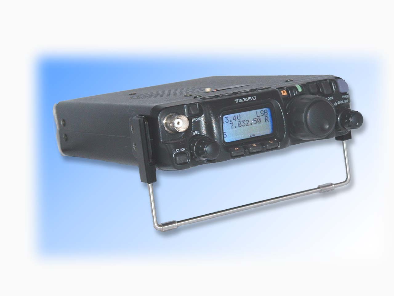 FT817 clip on stand